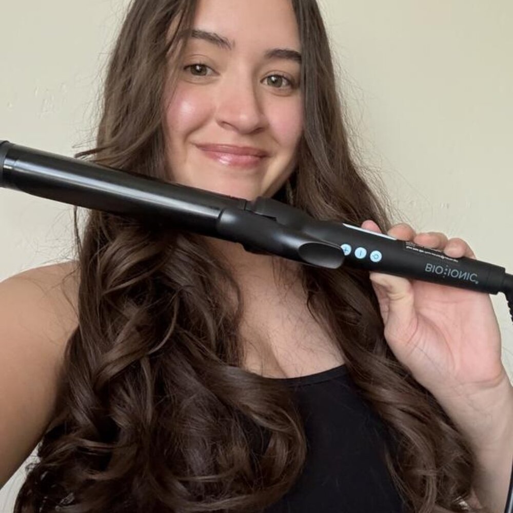 Bio Ionic  Long Barrel Curling Iron  1-inch NanoIonic MX